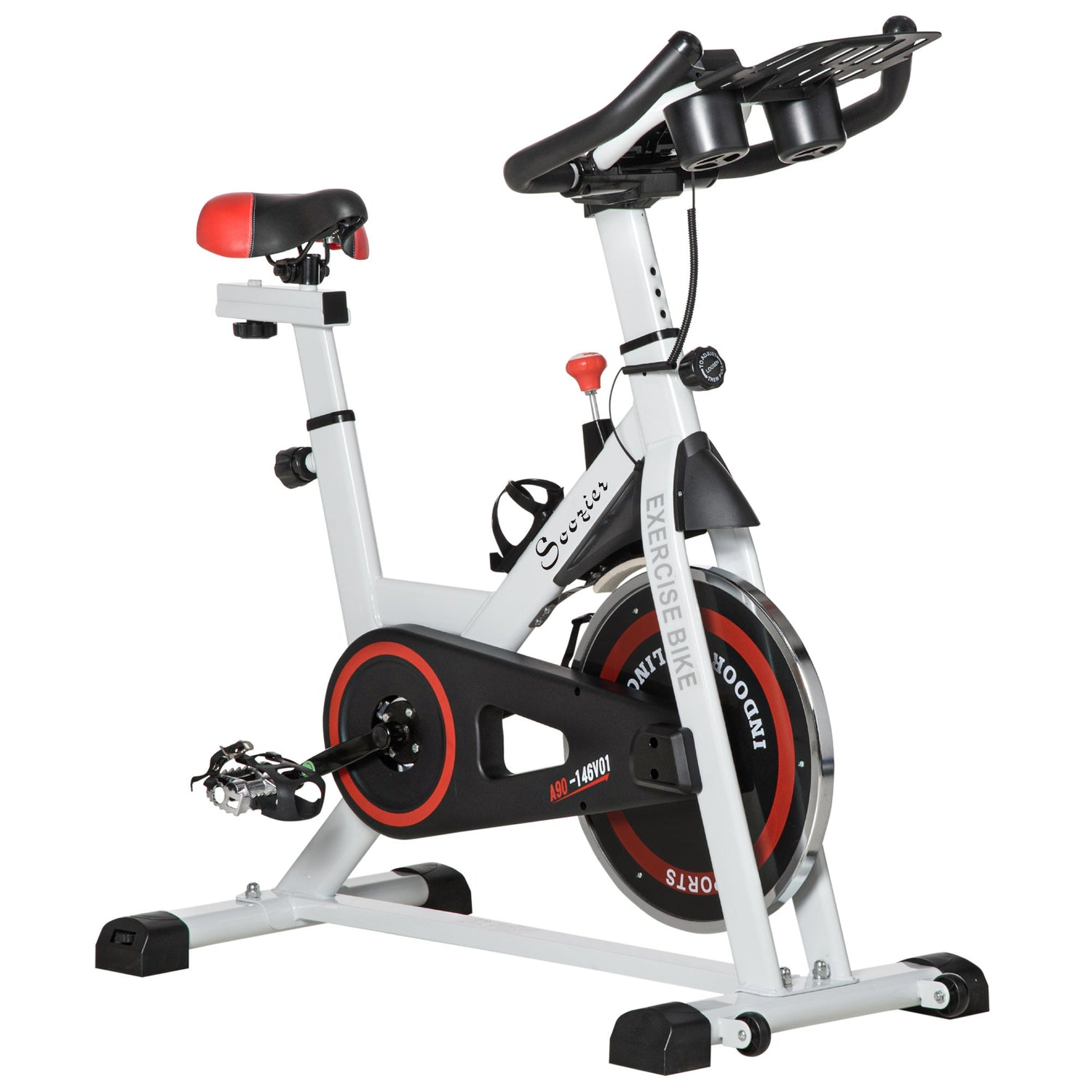 HOMCOM Upright Exercise Bike