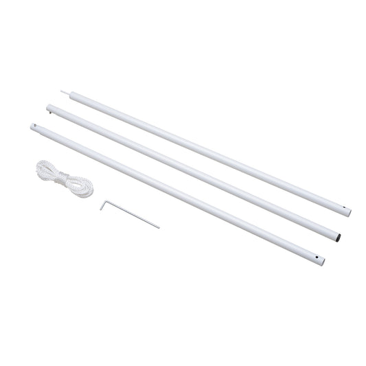 Outsunny Sail Shade Poles W/ Eye Bolt Kit