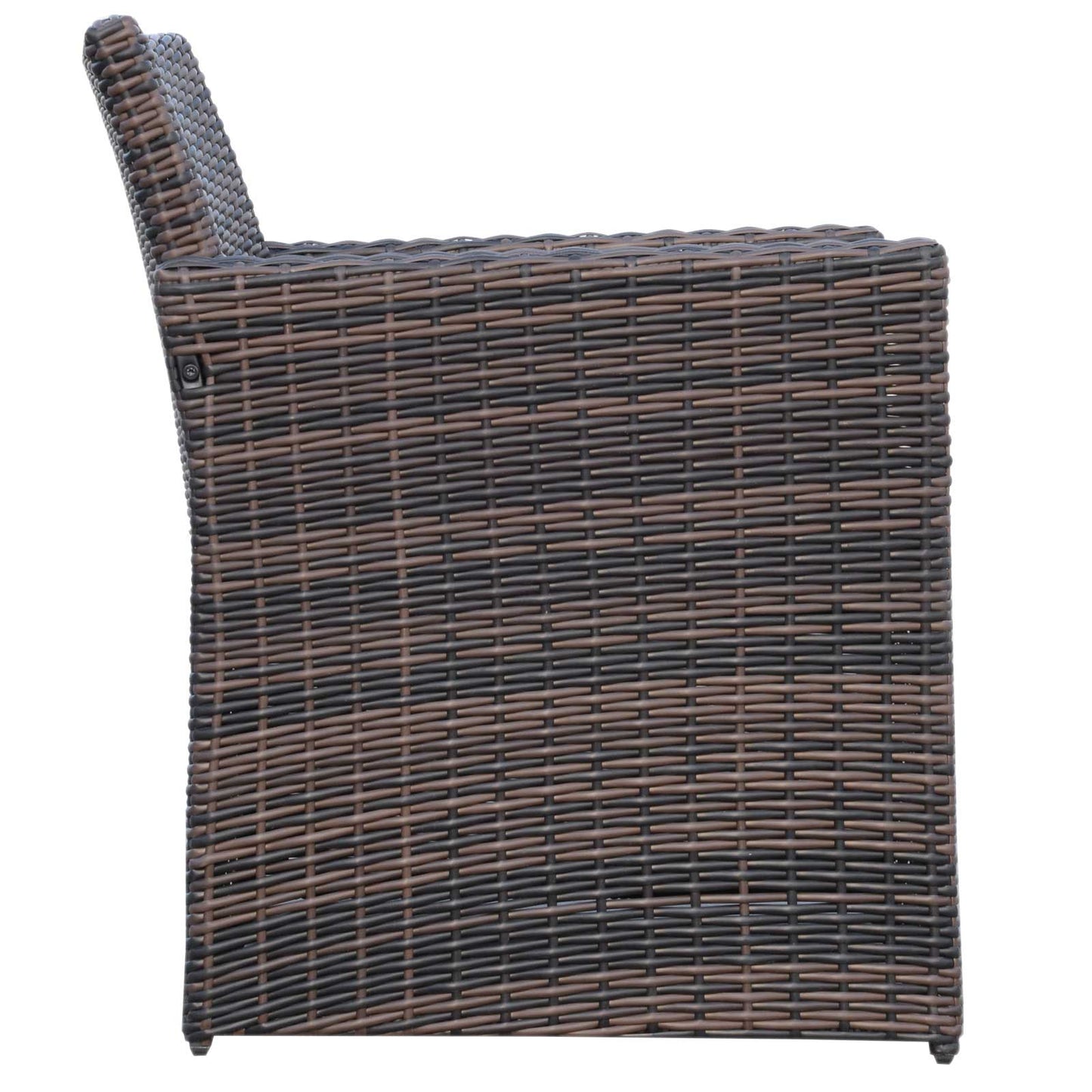 Outsunny Rattan Garden Sofa Set, 4-Seater, Outdoor Patio Wicker Weave, 2-Seater Bench, Chairs & Coffee Table, Brown