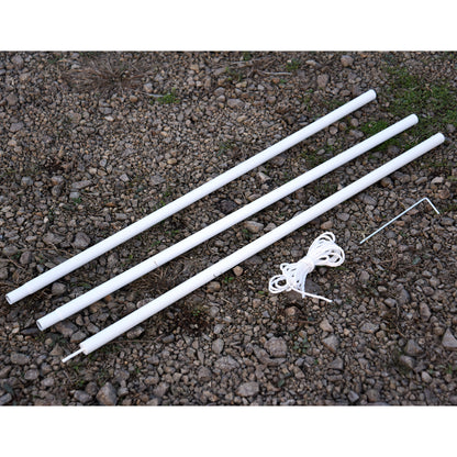 Outsunny Sail Shade Poles W/ Eye Bolt Kit