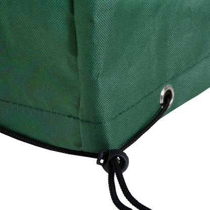 Outsunny 600D Garden Furniture Cover Outdoor Garden Rattan Furniture Protection Oxford Patio Set Cover Waterproof Anti-UV Green 245 x 165 x 55cm