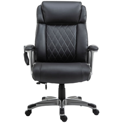 Vinsetto Executive Massage Office Chair with 6-Point Vibration, High Back, Armrests, Adjustable Height, Black